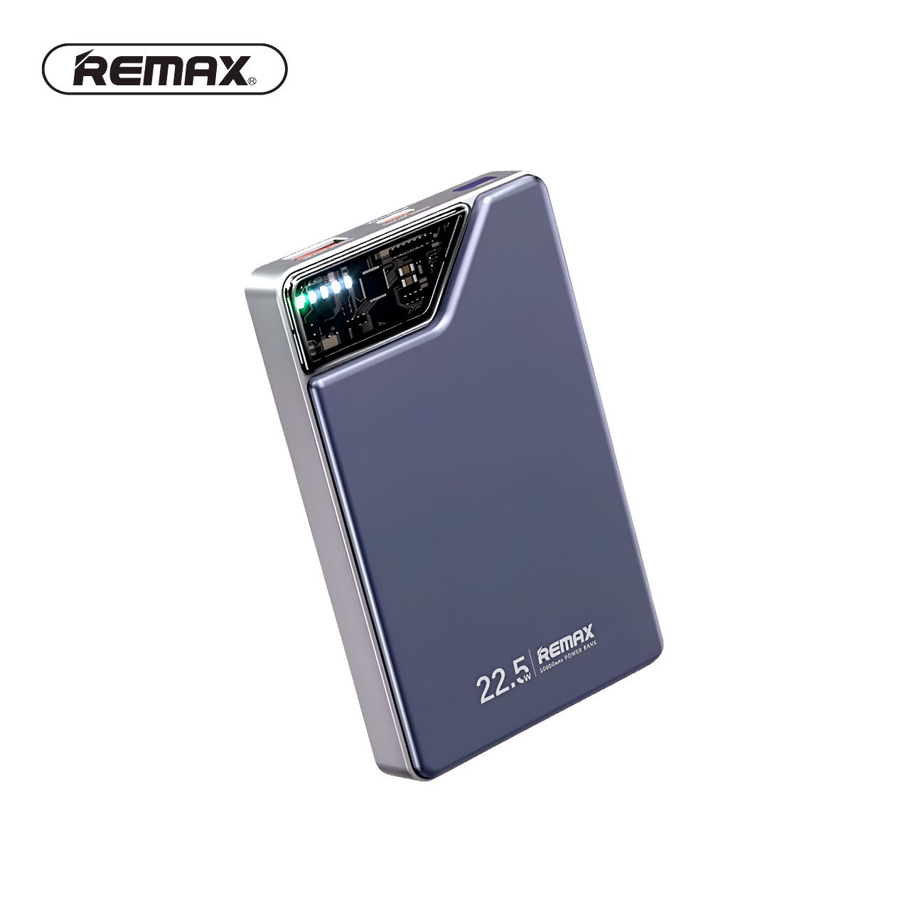 Power bank remax vocard rpp-3 20w+22.5w pd+qc magnetic wireless 10000mah (plavi)