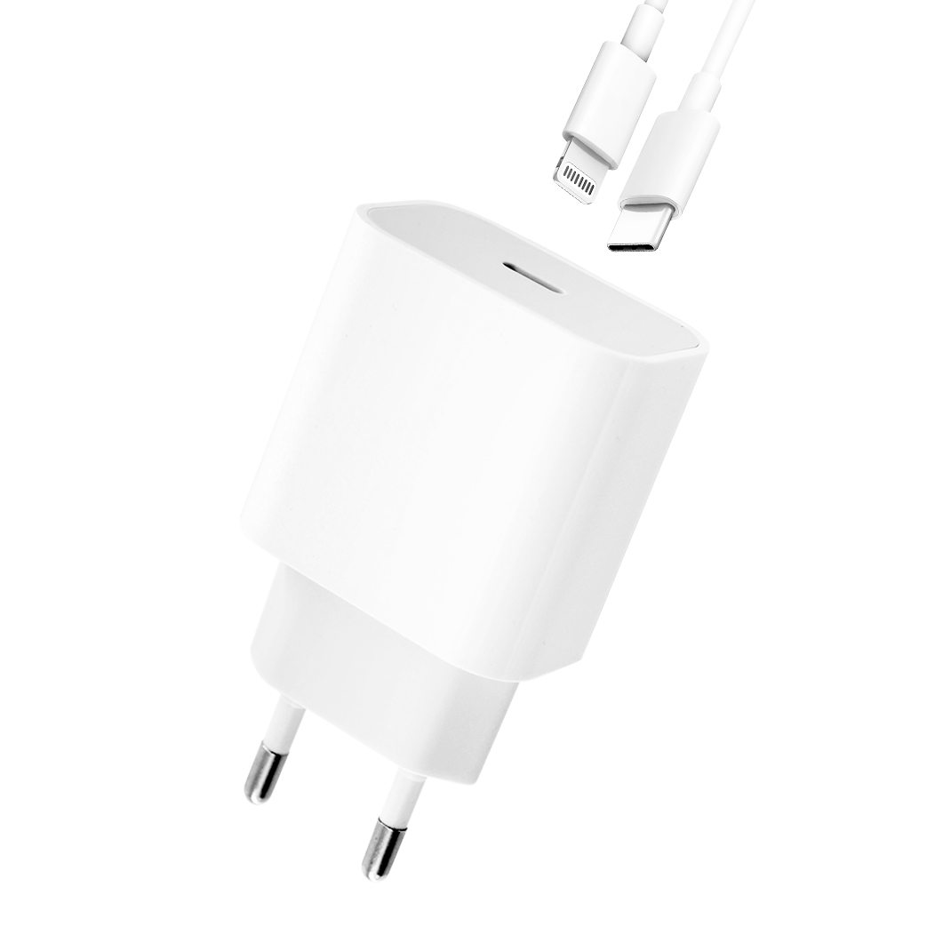 Wewo pd punjač za iphone 18w/3a + type-c na iphone usb cable