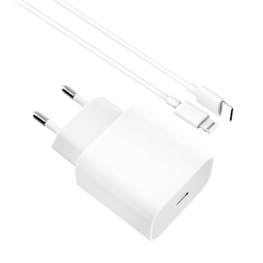 Wewo pd punjač za iphone 18w/3a + type-c na iphone usb cable