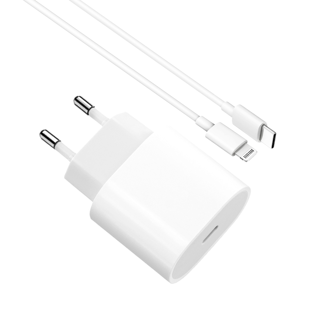 Wewo pd punjač za iphone 20w/3a + type-c na iphone usb cable