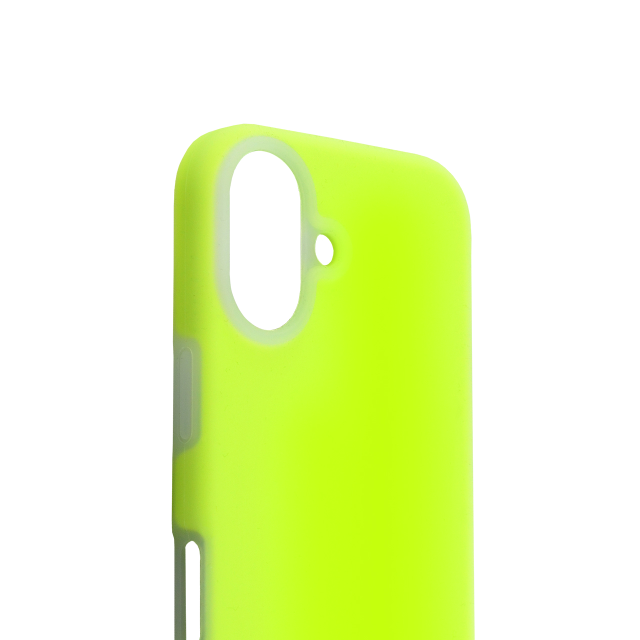 Tpu/pc fluorescent for iphone 16 (6.1") zelena