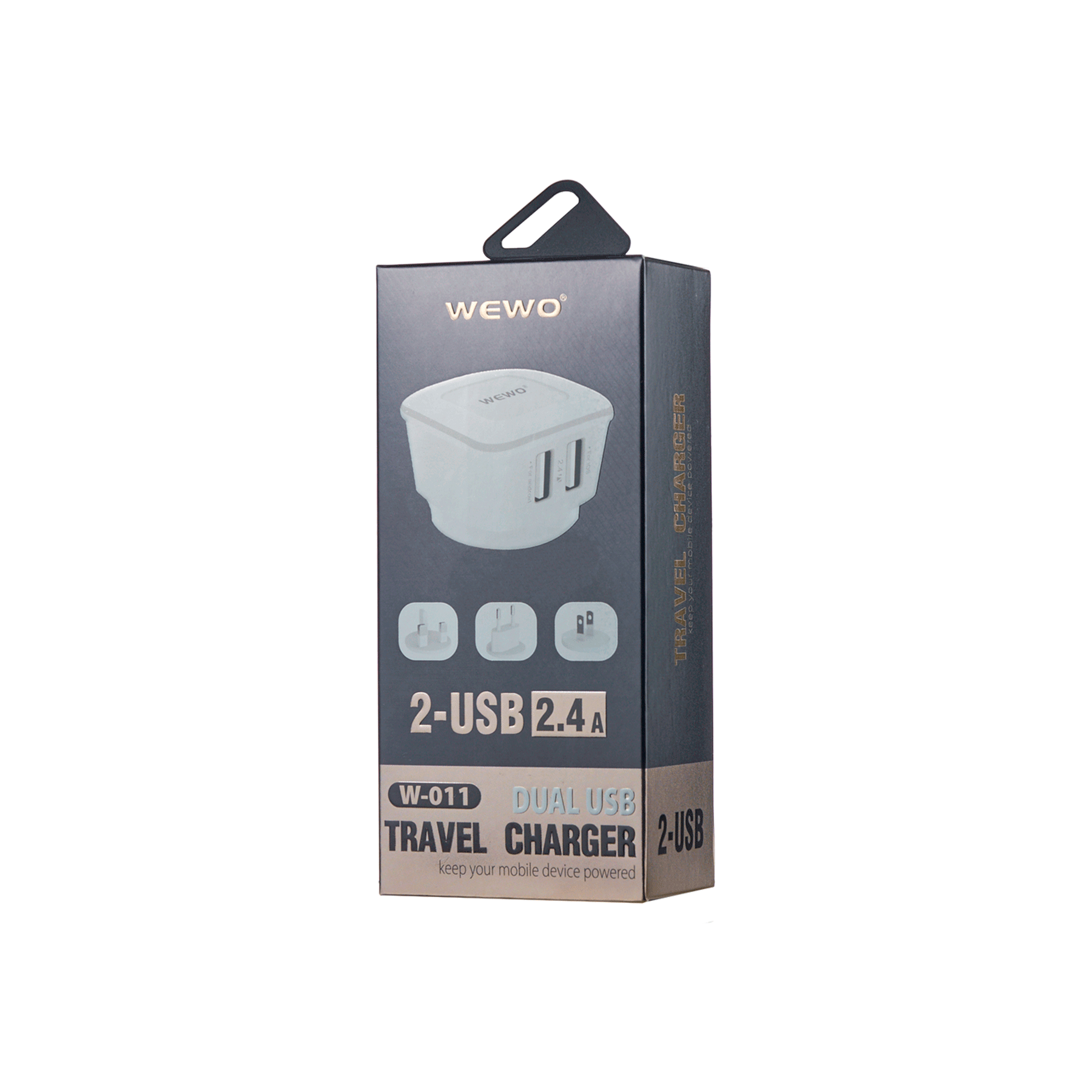 Wewo w-011 punjač 2xusb 2.4a + iphone usb data cable