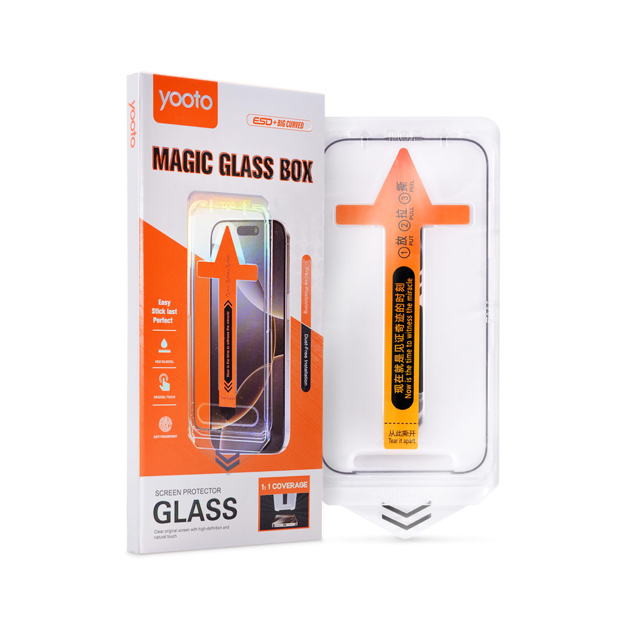 Nalepnica display-a glass quick fit za iphone 16 pro max (6.9")