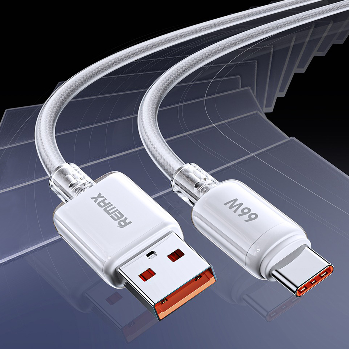 Usb data cable remax rc-c025 icy 66w fast charge type-c beli 1.2m