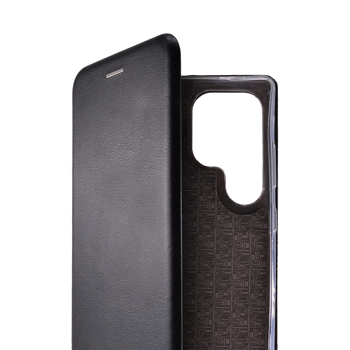 Flip leather for sm-s938b (galaxy s25 ultra) crna