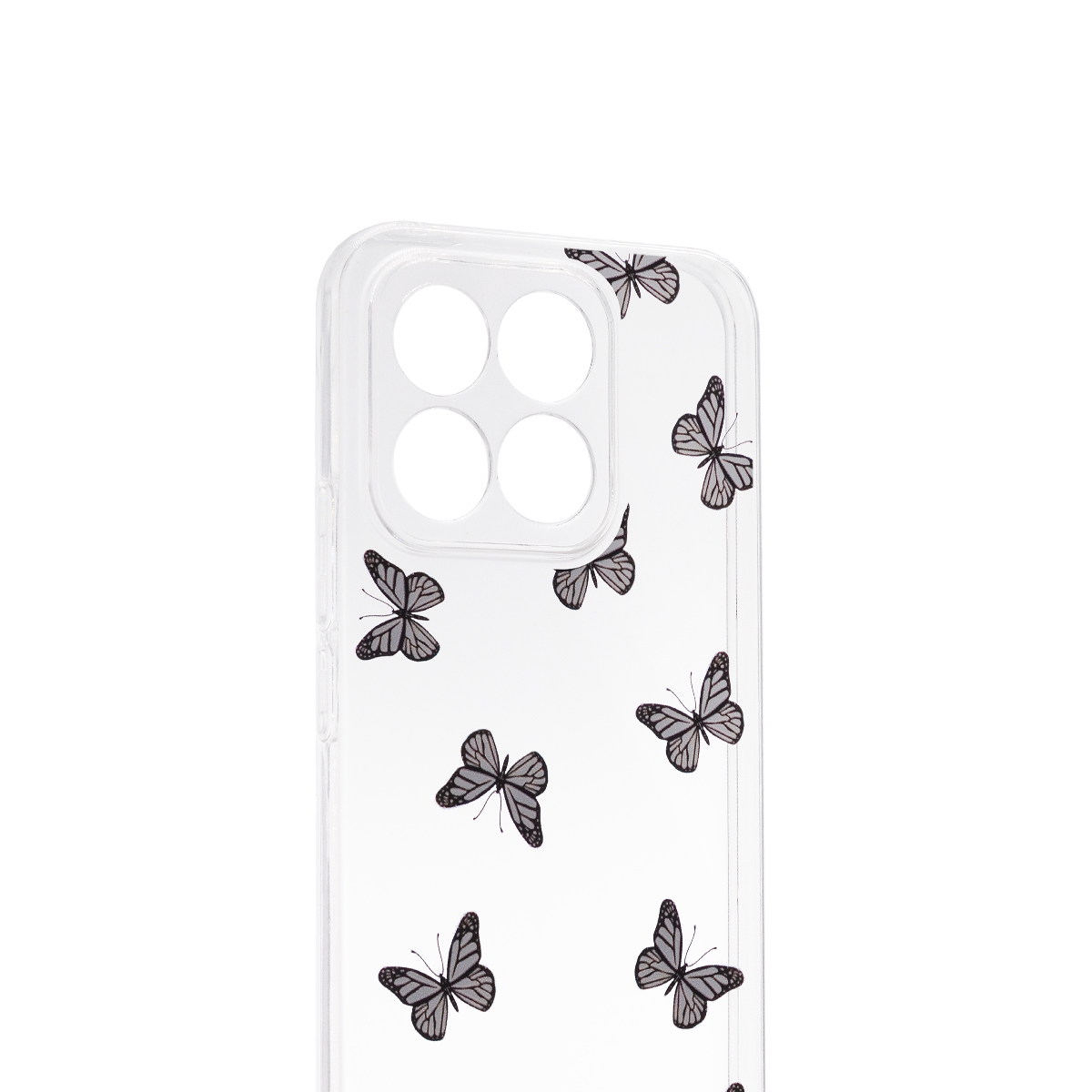 Tpu clear print for honor x8c 1