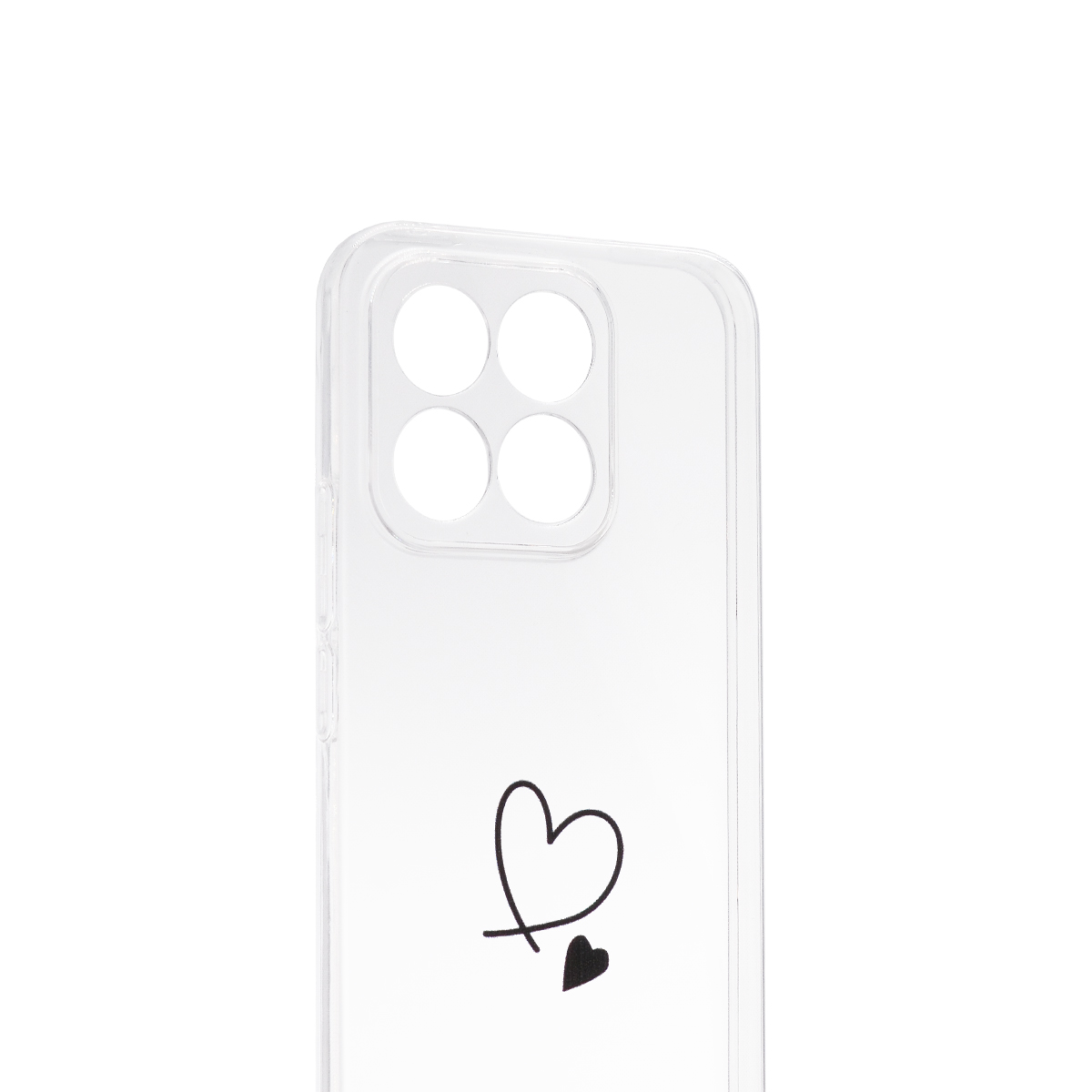 Tpu clear print for honor x8c 4