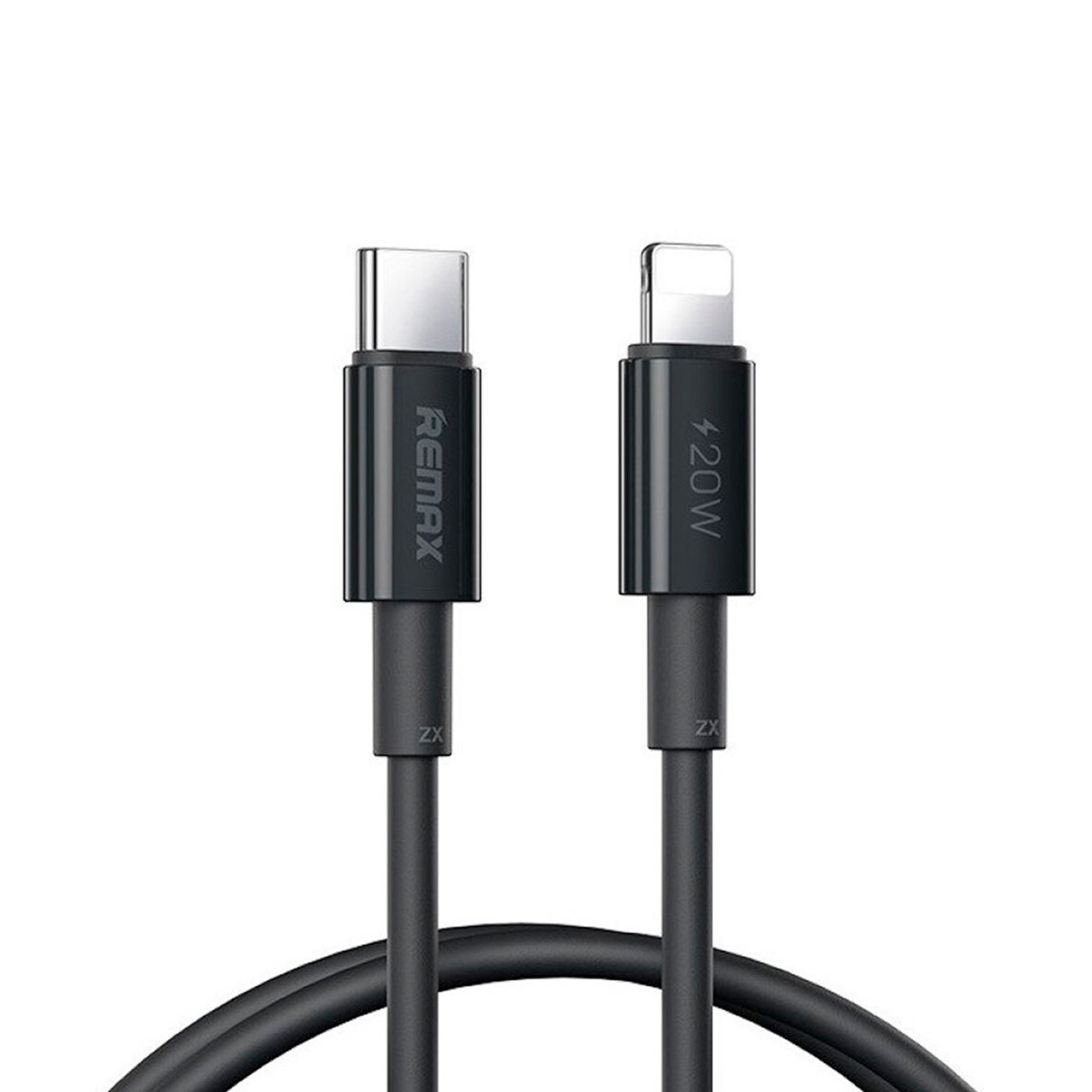 Usb data cable remax rc-c026 dofon 20w fast charge type-c na iphone crni 1m