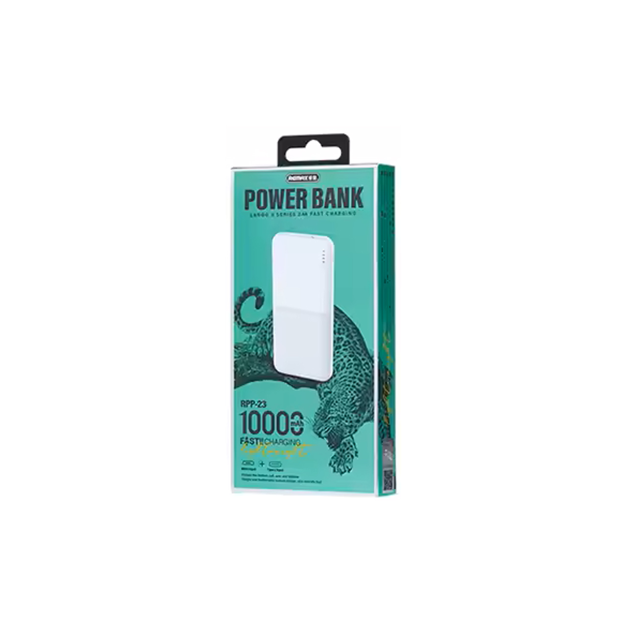 Power bank remax lango ii rpp-23 2.4a fast charge 10000mah (beli)
