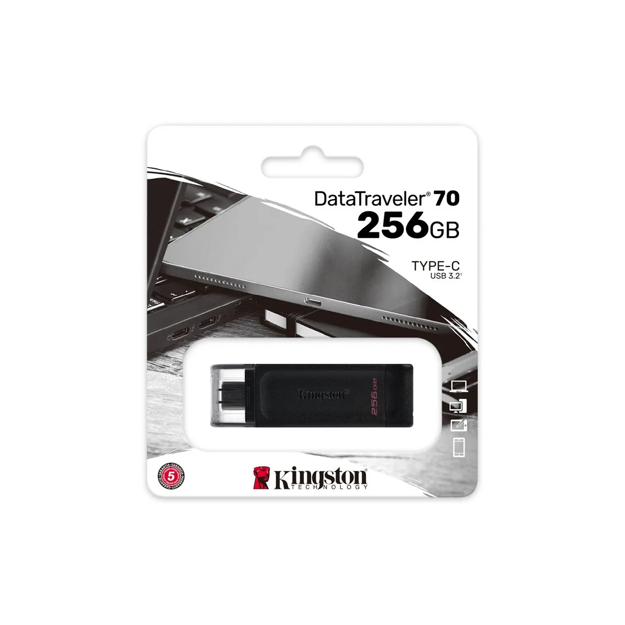 Usb fd 256gb kingston type-c dt70/256gb