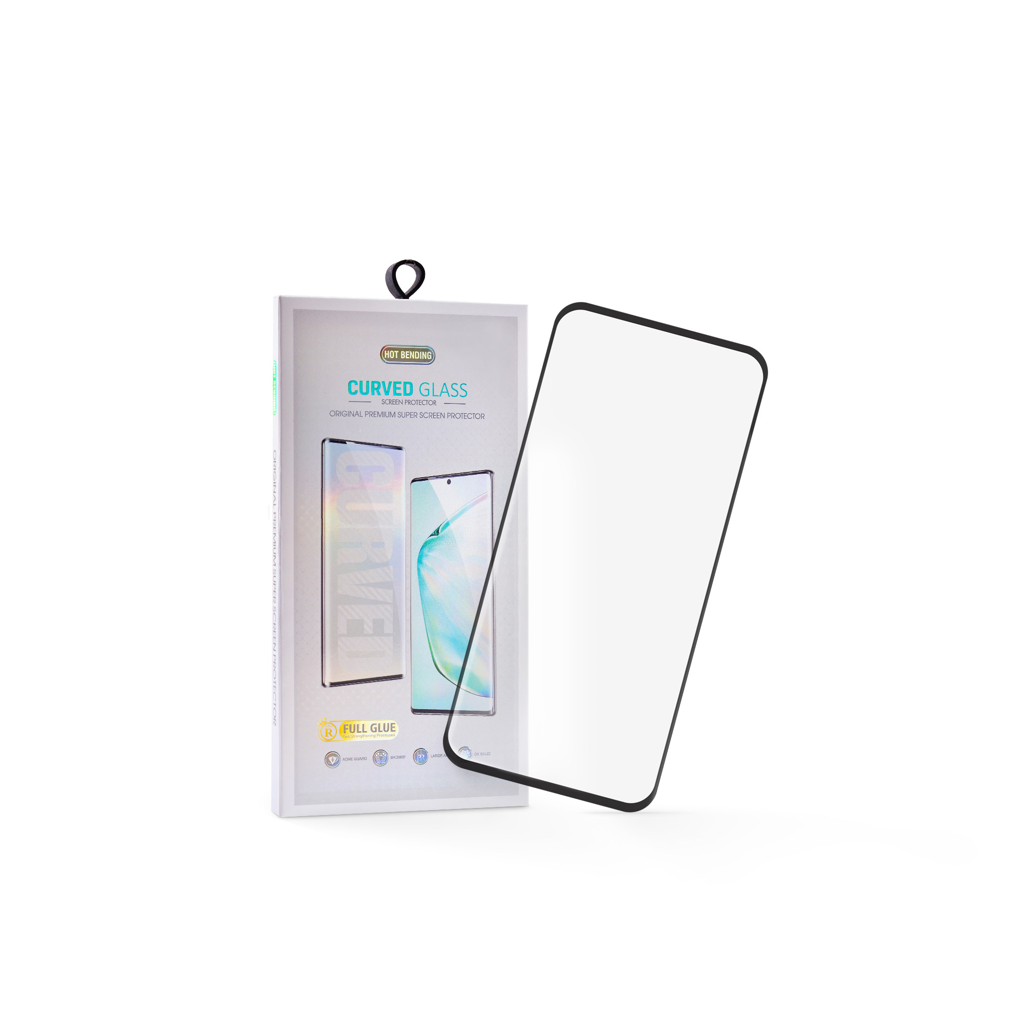 Nalepnica display-a glass 5d full glue moto edge 60 fusion (black)