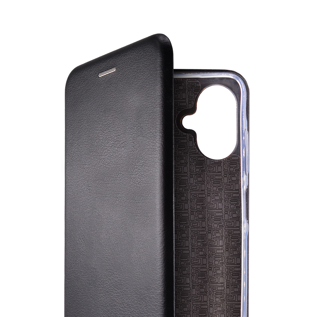 Flip leather for sm-a075f (galaxy a07) crna