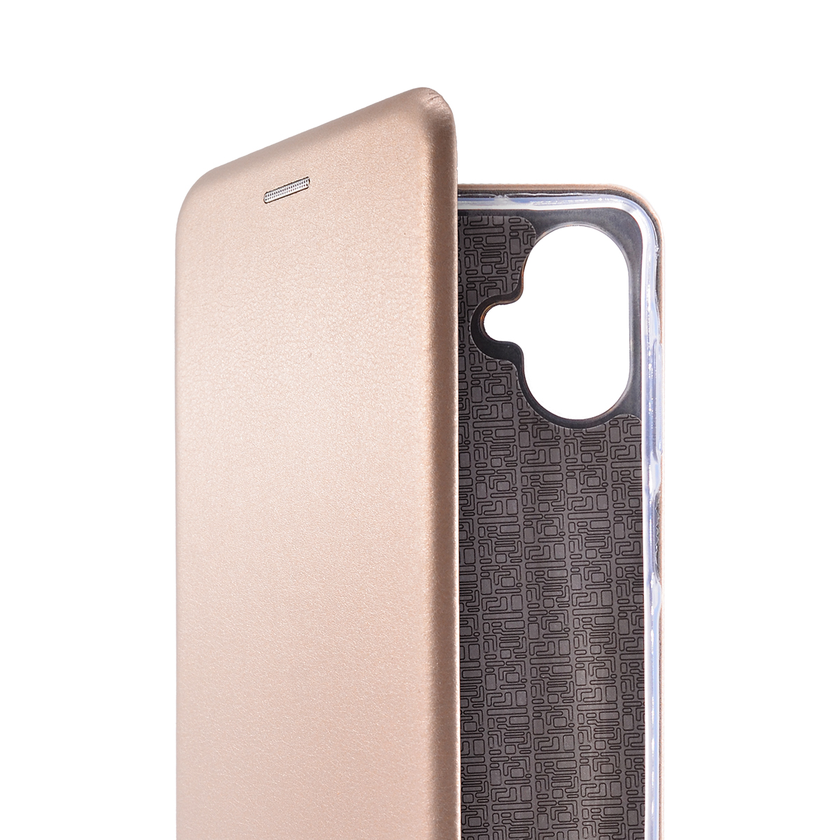 Flip leather for sm-a075f (galaxy a07) zlatna