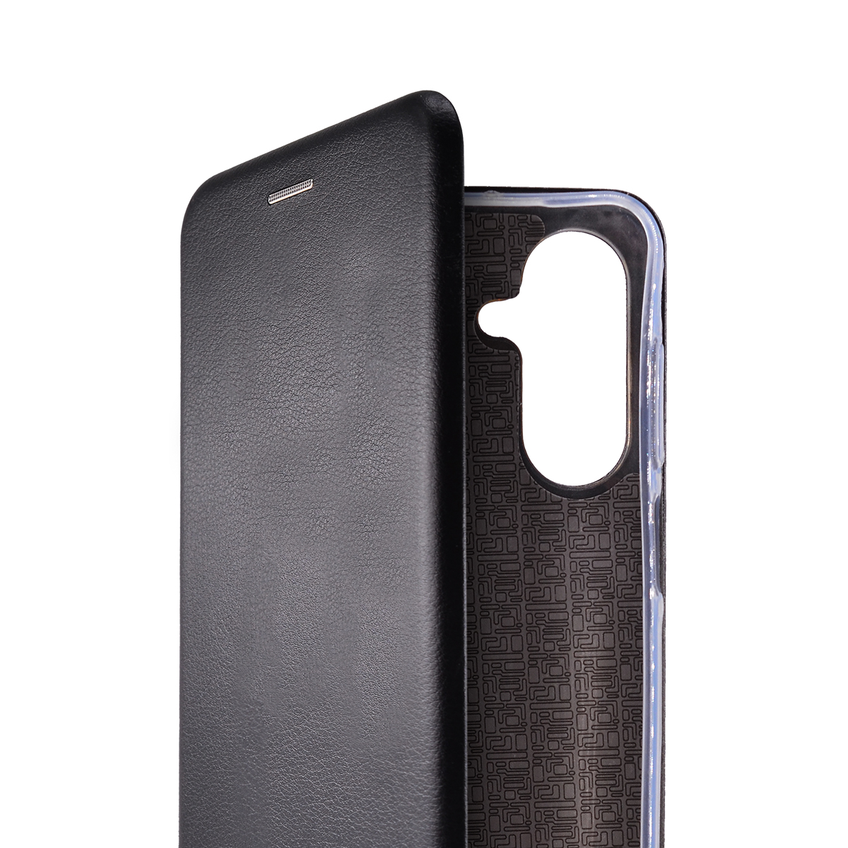 Flip leather for sm-a175f (galaxy a17) crna