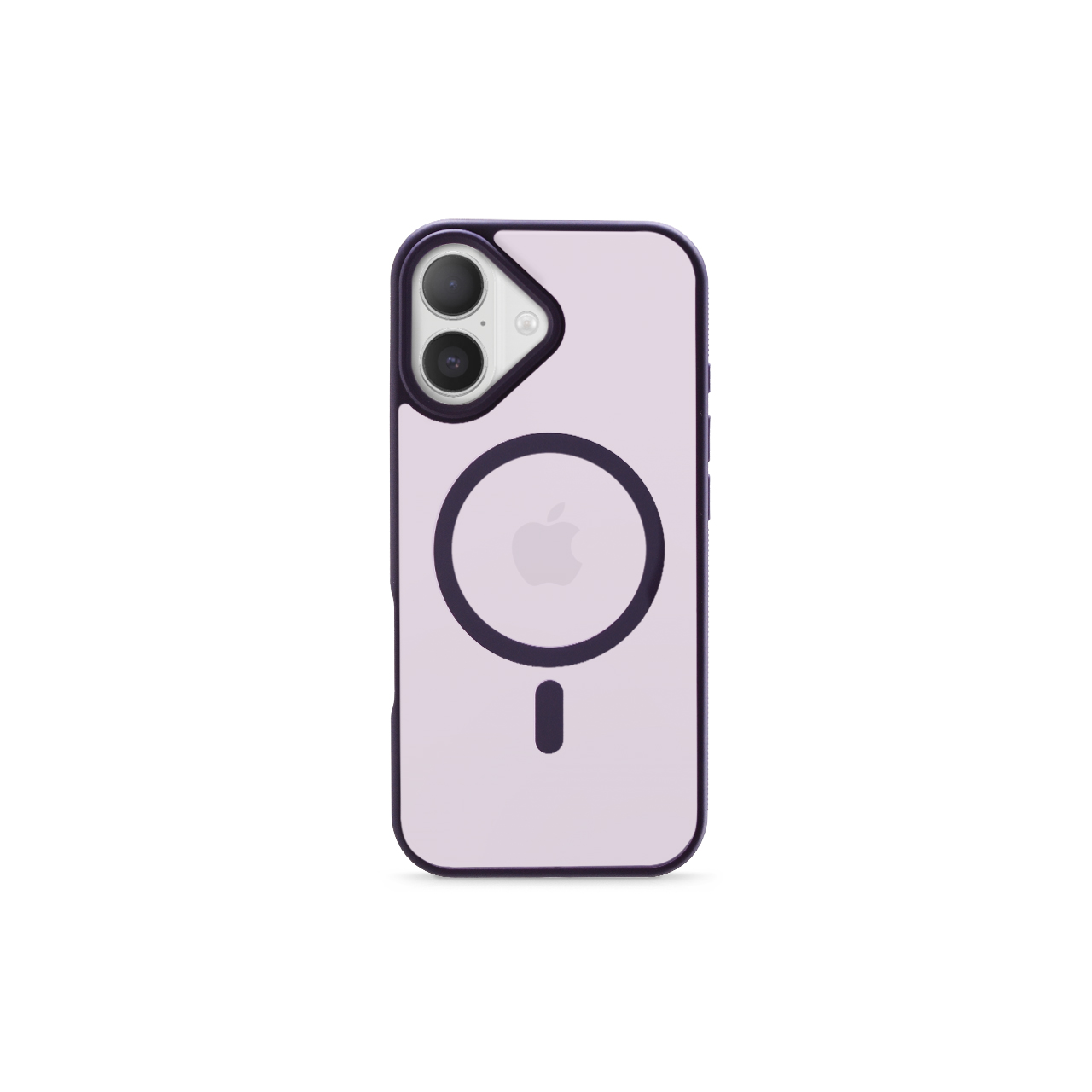 Pc pastel magsafe  for iphone 17 (6.3") ljubičasta
