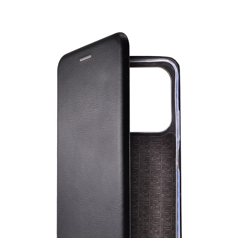 Flip leather za redmi 15c 4g eu (173mm) crna