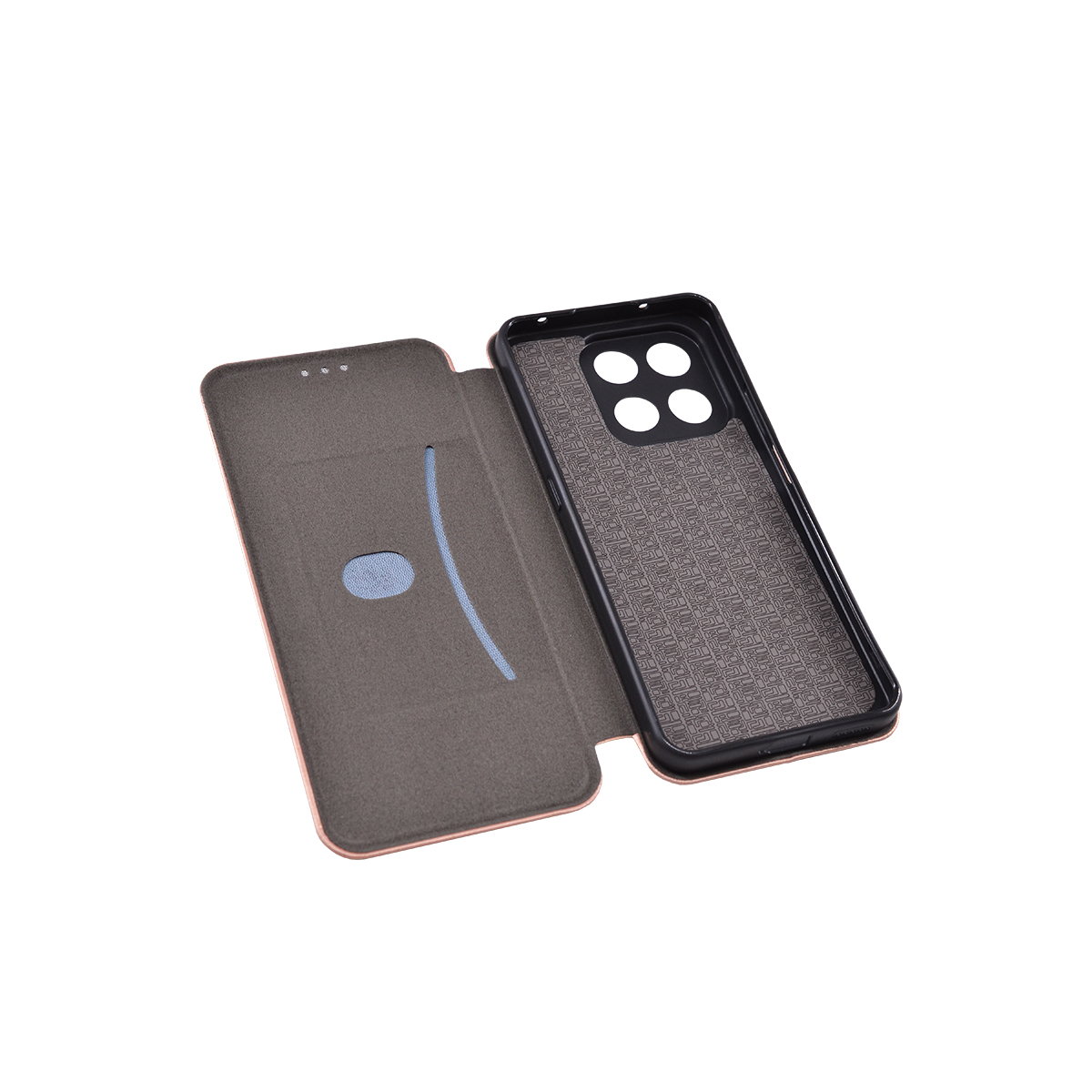 Flip leather honor 400 smart 5g/honor x7d 4g/5g (roza)