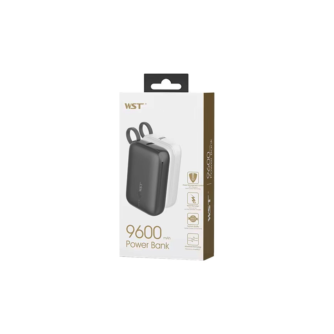 Power bank wst dl103s 9600 mah 22.5w fast charge (crni)