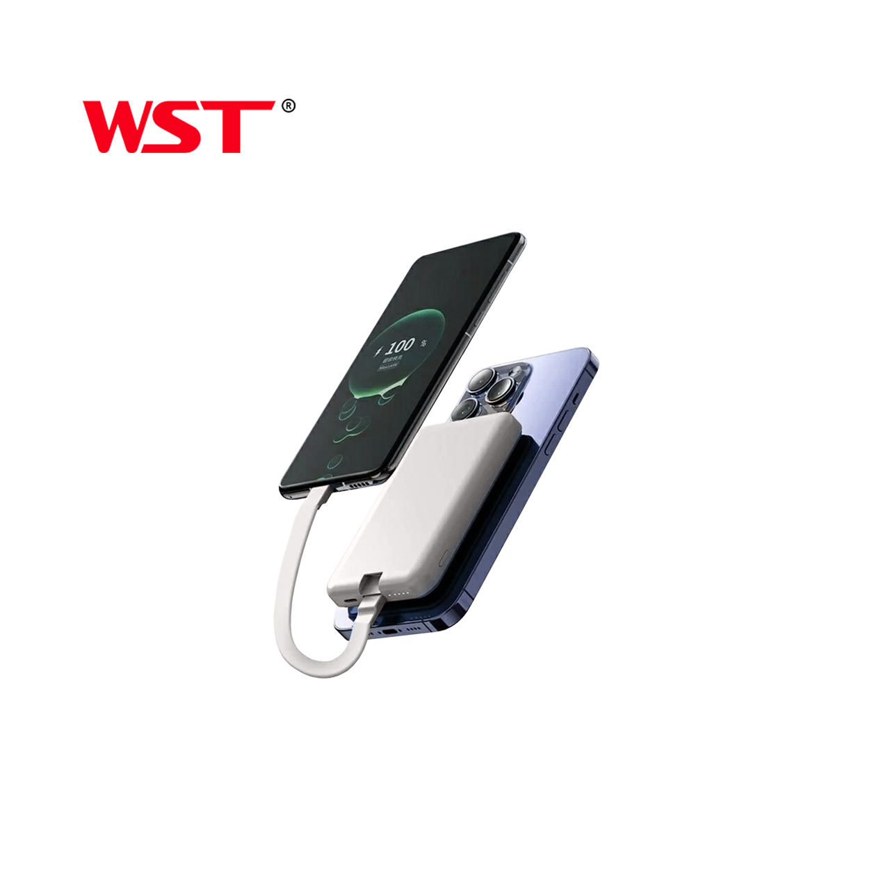Power bank wst w013 10000 mah wireless magnetic (beli)
