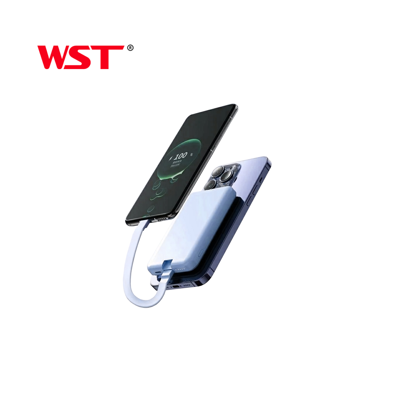 Power bank wst w013 10000 mah wireless magnetic (plavi)
