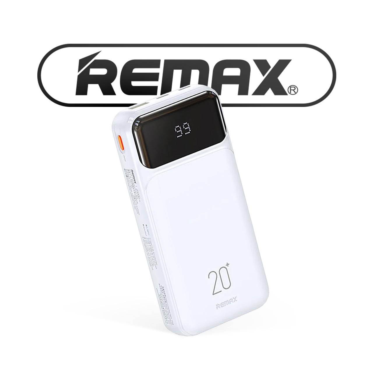Power Bank REMAX REYLUCK RPP-686 20W+22.5W PD/QC FAST CHARGE BUILT-IN CABLES 20000mAh (beli)