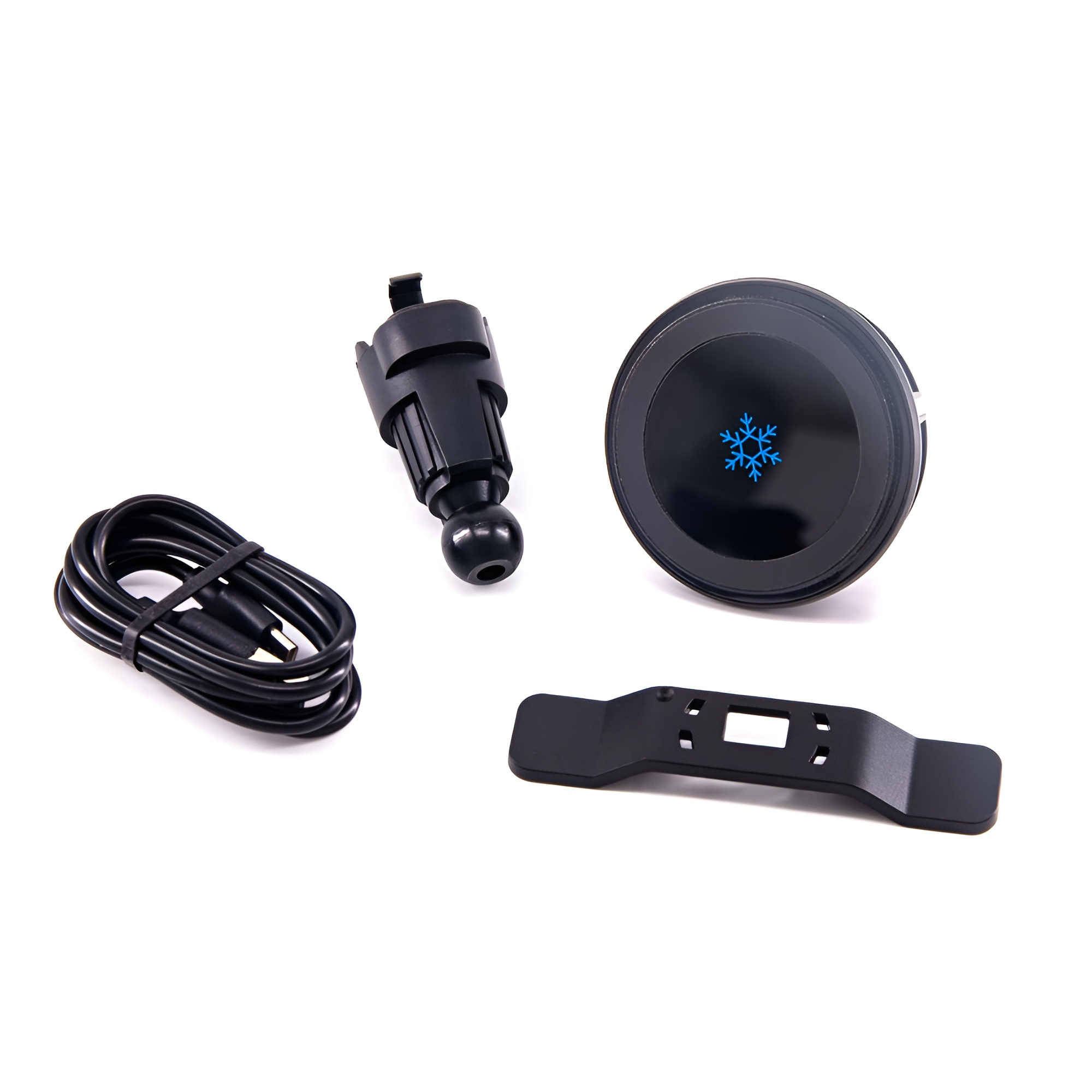 Bežični punjač - auto držač magsafe za ventilaciju q7 magnetic 15w (crni)