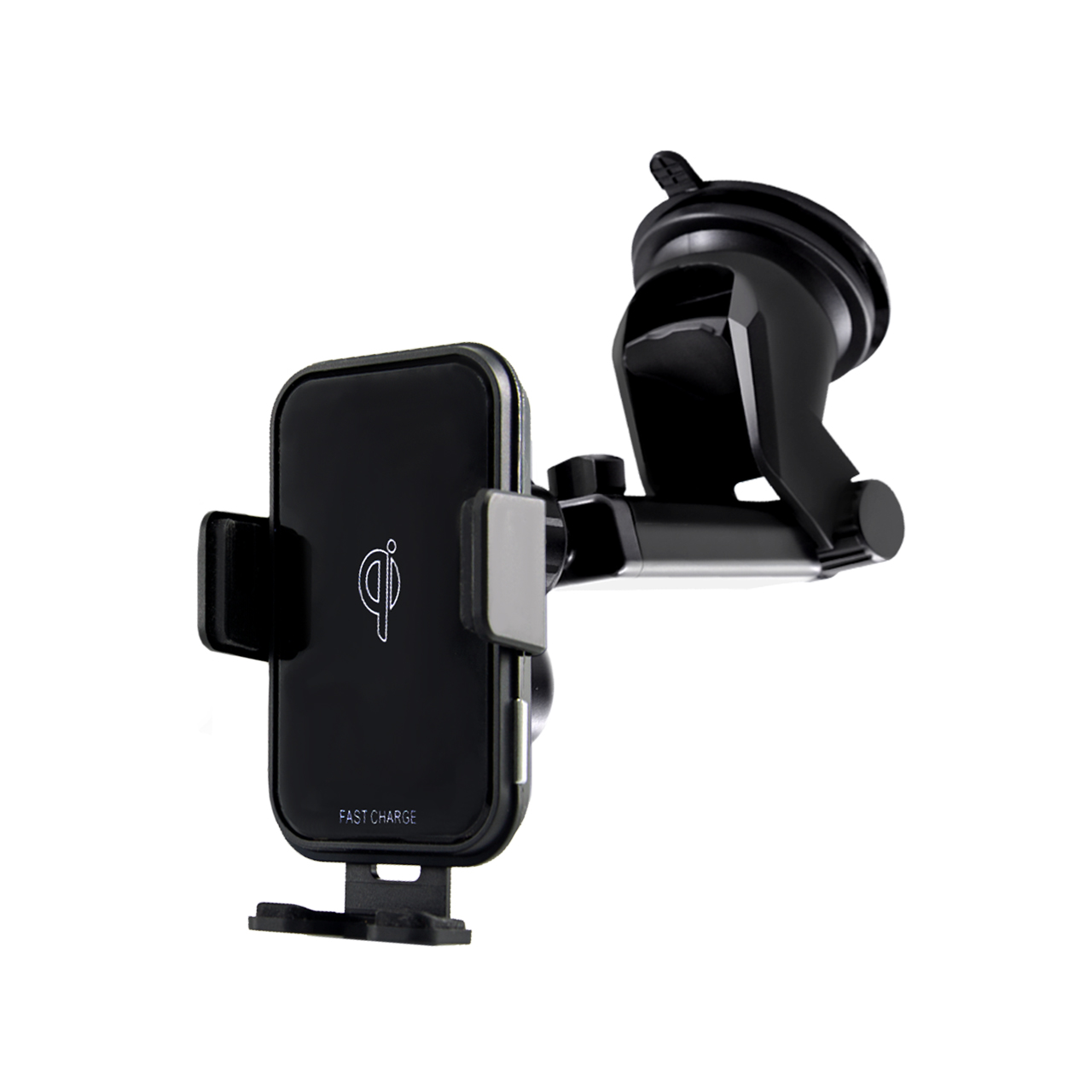 Bežični punjač - auto držač 2u1 na vakum i za ventilaciju y5 15w (crni)