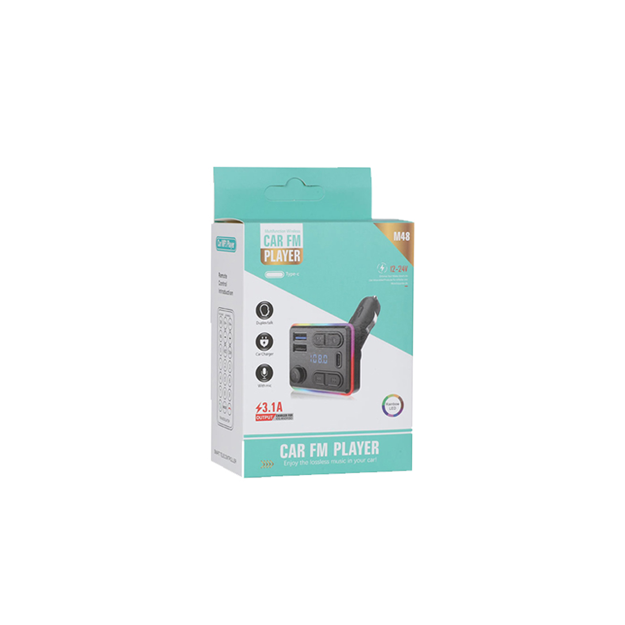 Modulator m48 (bluetooth speaker + 2xusb + type c 3.1a)