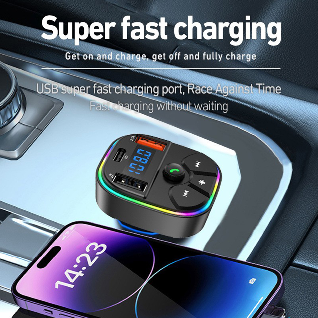 Modulator c19 (bluetooth speaker + 2xusb + type c 3a/20w)