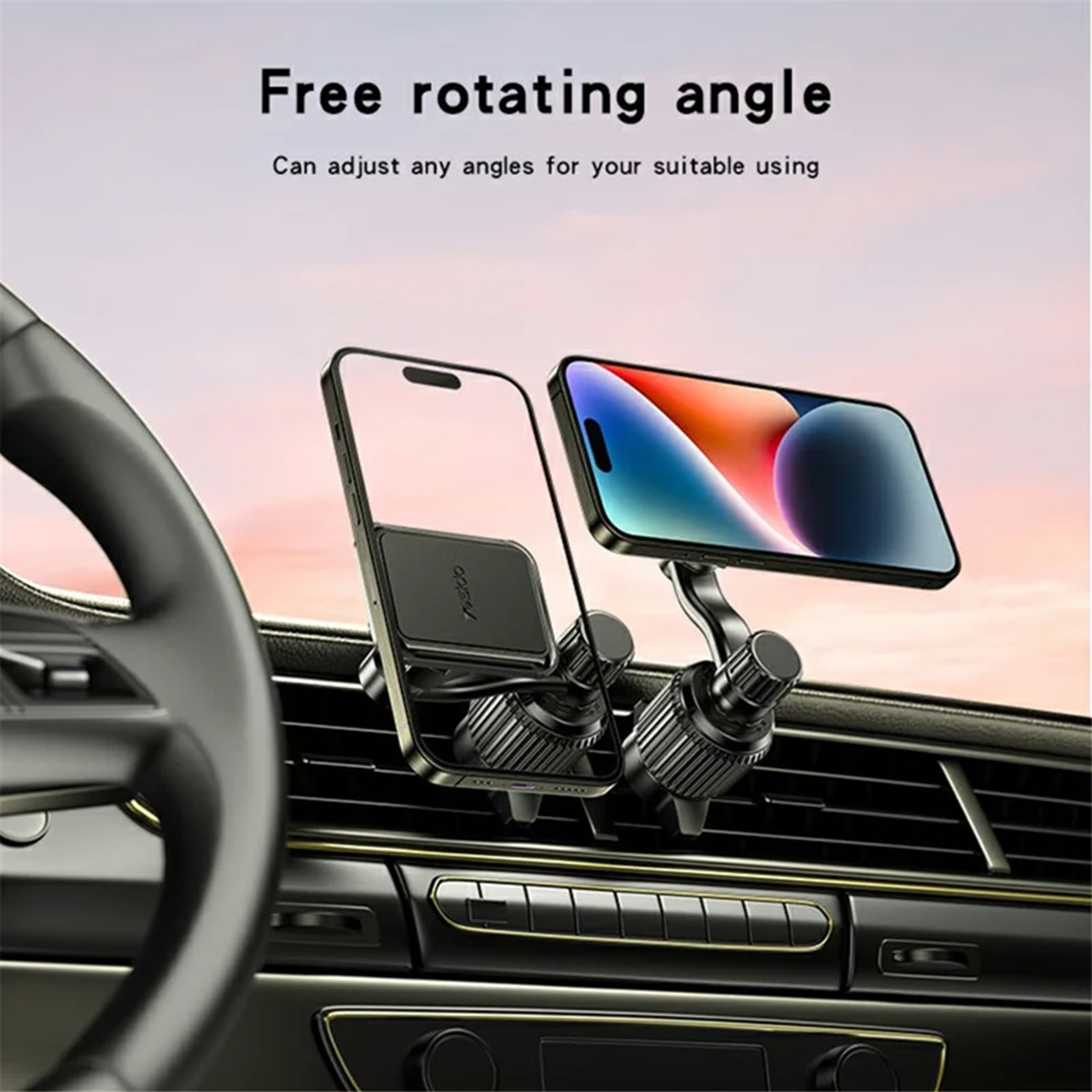 Držač za mobilni telefon yesido za ventilaciju sa magnetom (c244) black