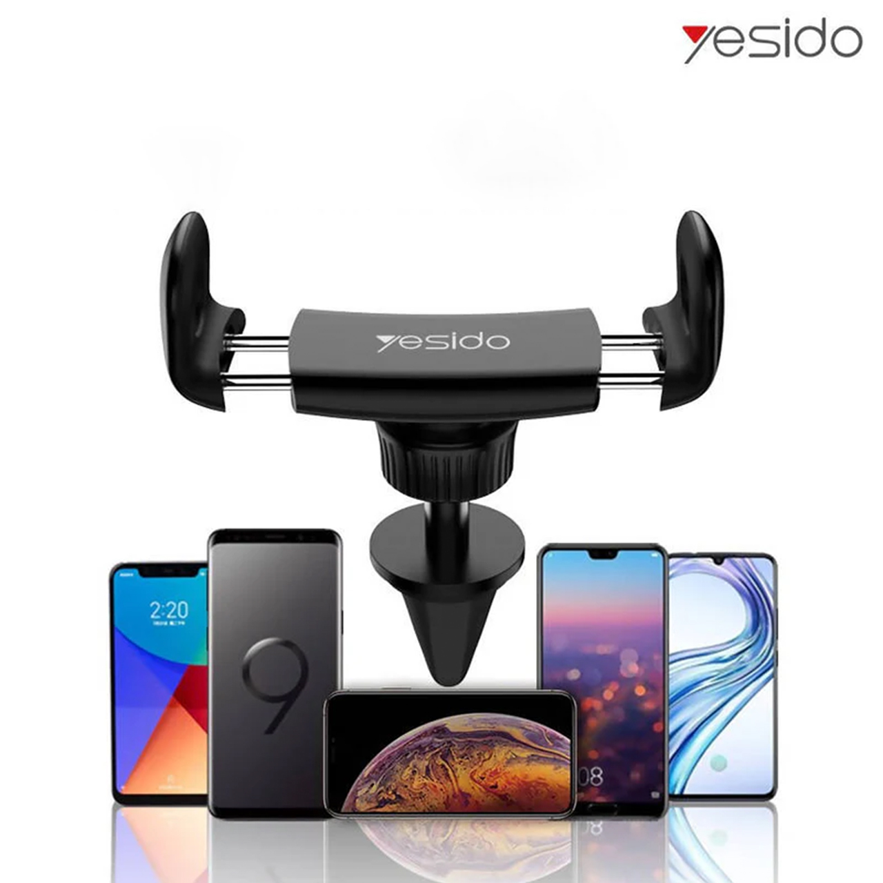 Držač za mobilni telefon yesido za ventilaciju (c47) black