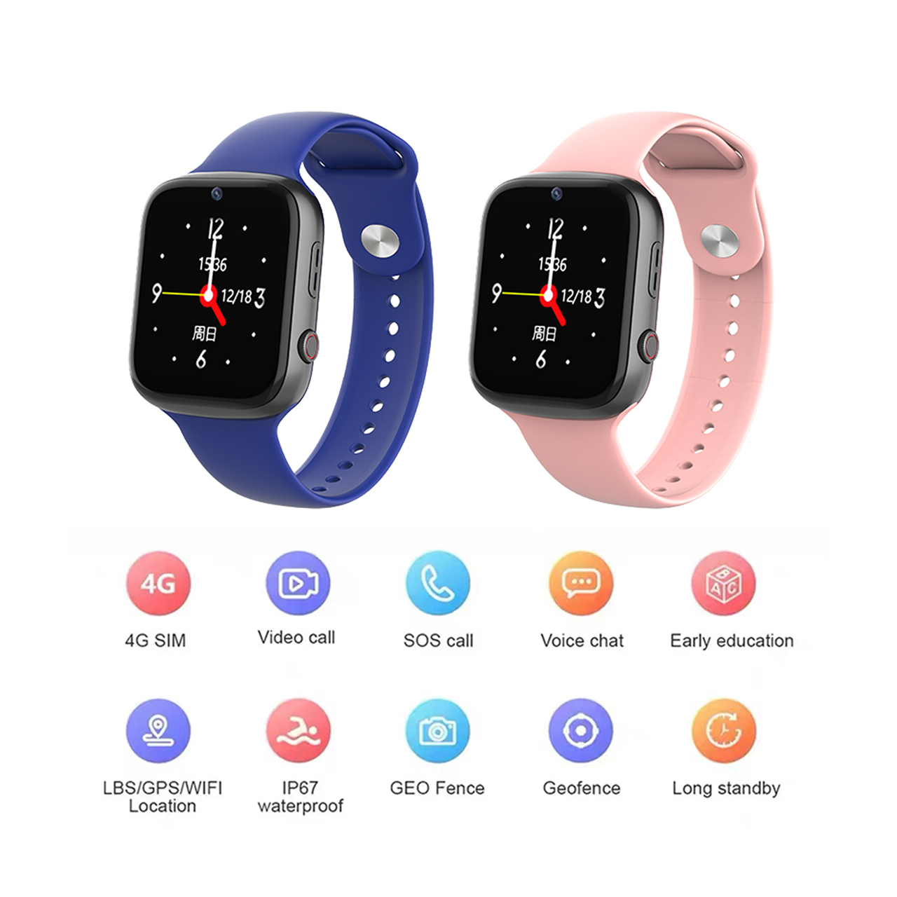 Smart watch c90 kids 4g - pametni sat (plavi)