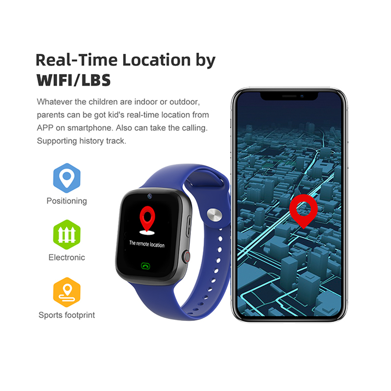 Smart watch c90 kids 4g - pametni sat (rozi)