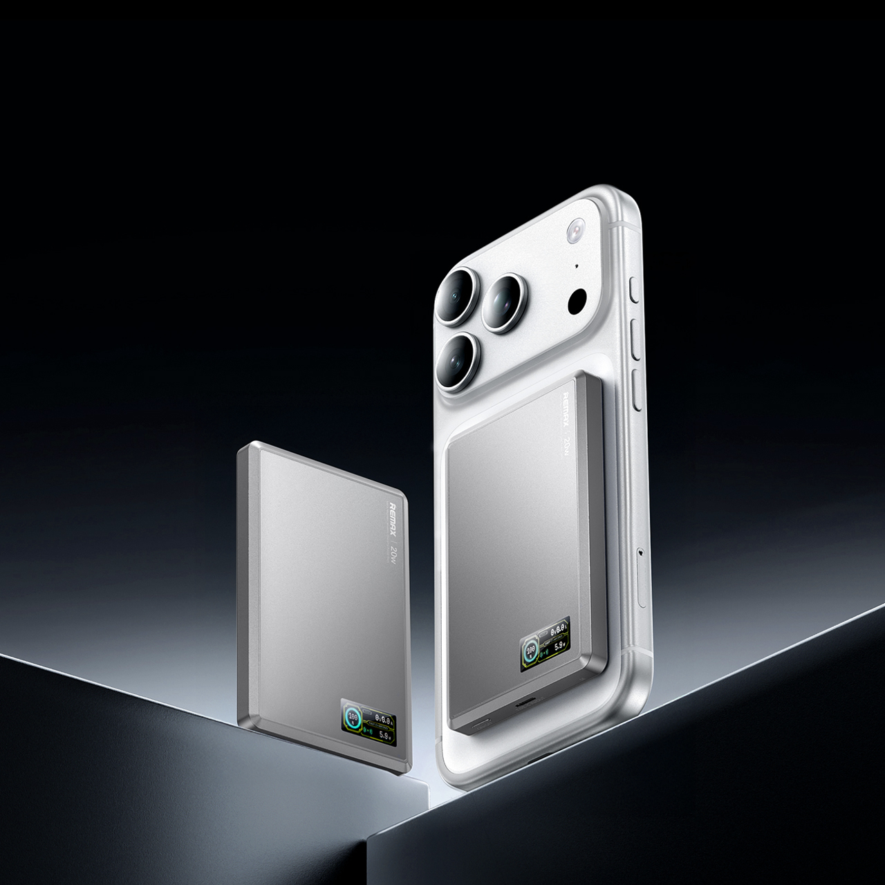 Power bank remax aurora fp-37 pd 20w magnetic wireless 10000mah (sivi)