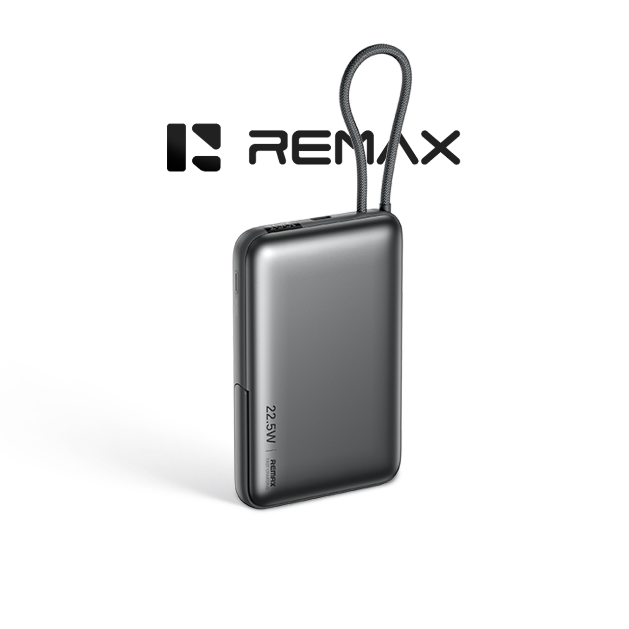 Power Bank REMAX MC-01 HOLDER PD 22.5W MAGNETIC WIRELESS WITH TYPE C CABLE 10000mAh (srebrni)