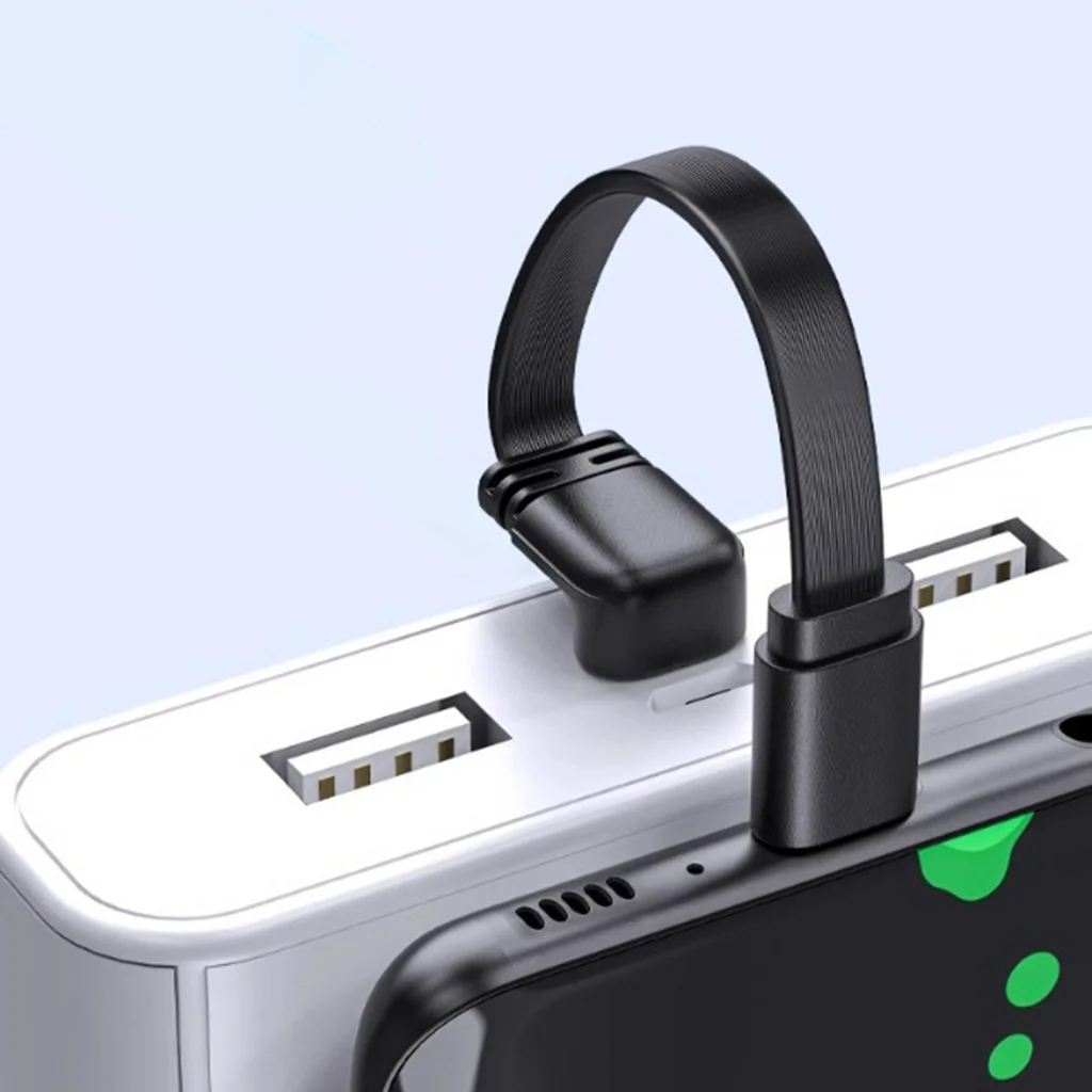Usb data cable pd super fast 100w type-c (l-oblik/90°) na type c m/m crni 0,1m
