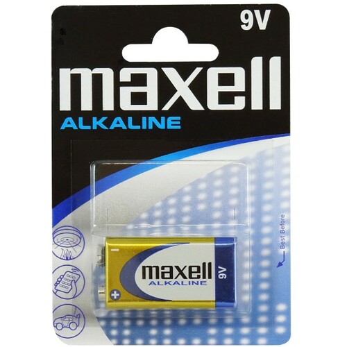 Maxell 9v 6lr61 alkalna baterija