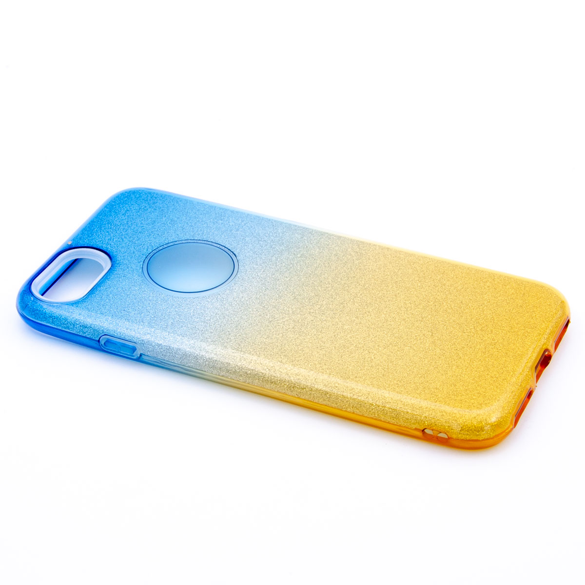 Tpu double shine za iphone 7/8 4.7" (blue/yellow)