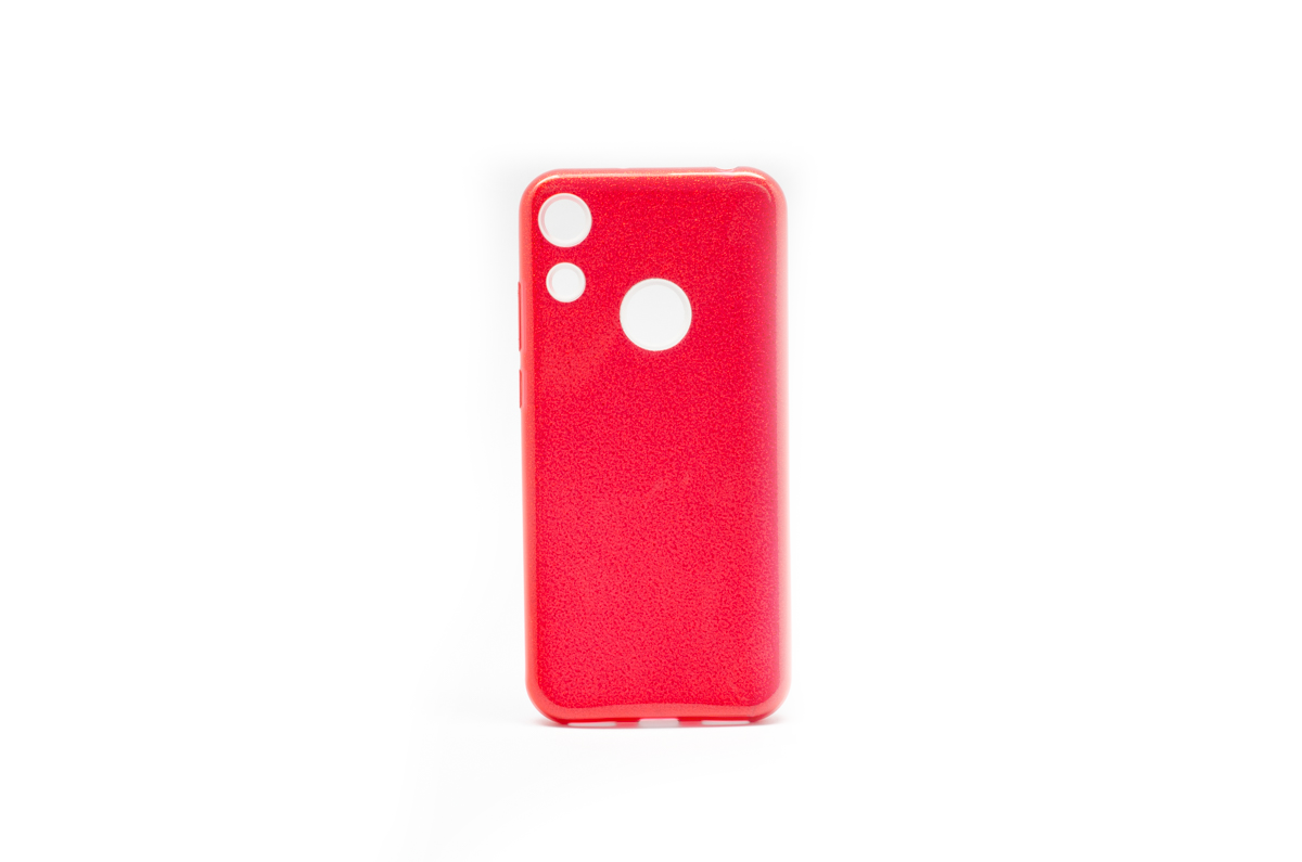 Tpu sparkly shine y6 2019/honor 8a (red)