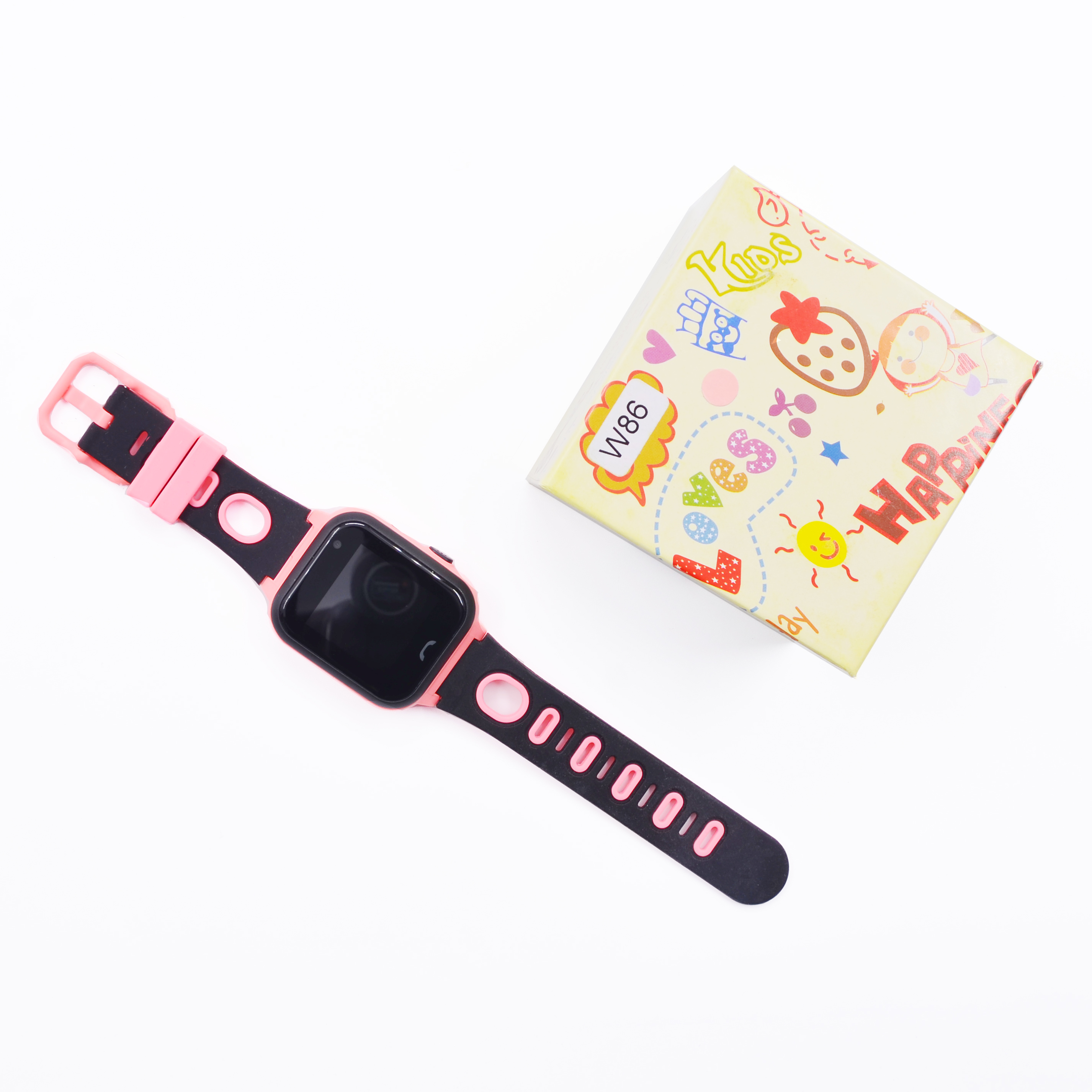 Smart Watch W86 Kids (GPS) - Pametni sat (rozi)