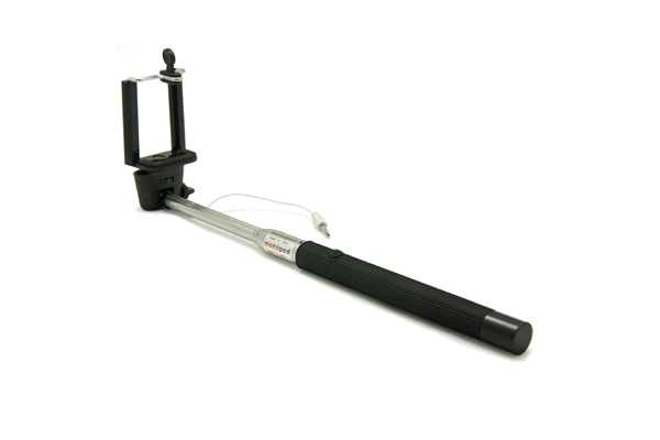 Držač za mobilni telefon - štap za selfie (3,5mm crni)