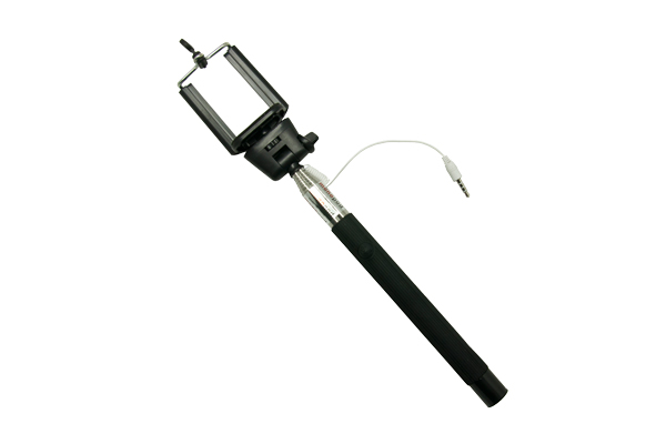 Držač za mobilni telefon - štap za selfie (3,5mm crni)