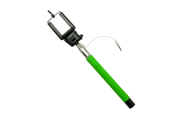 Držač za mobilni telefon - štap za selfie (3,5mm zeleni)