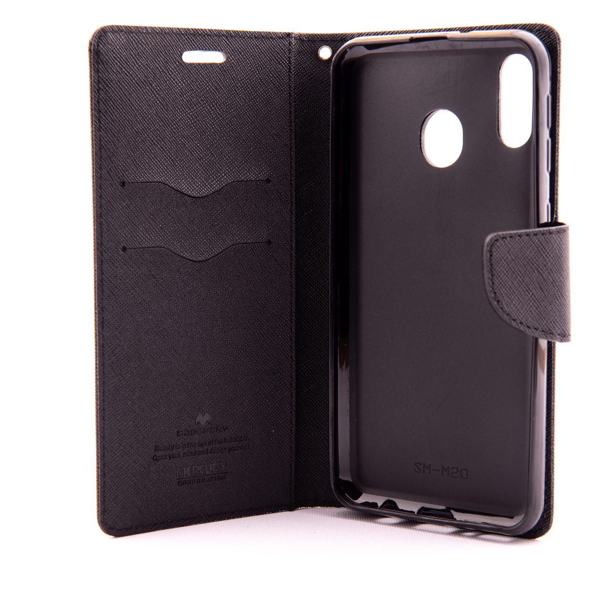 Mercury flip case for sm-m205f (galaxy m20) roza