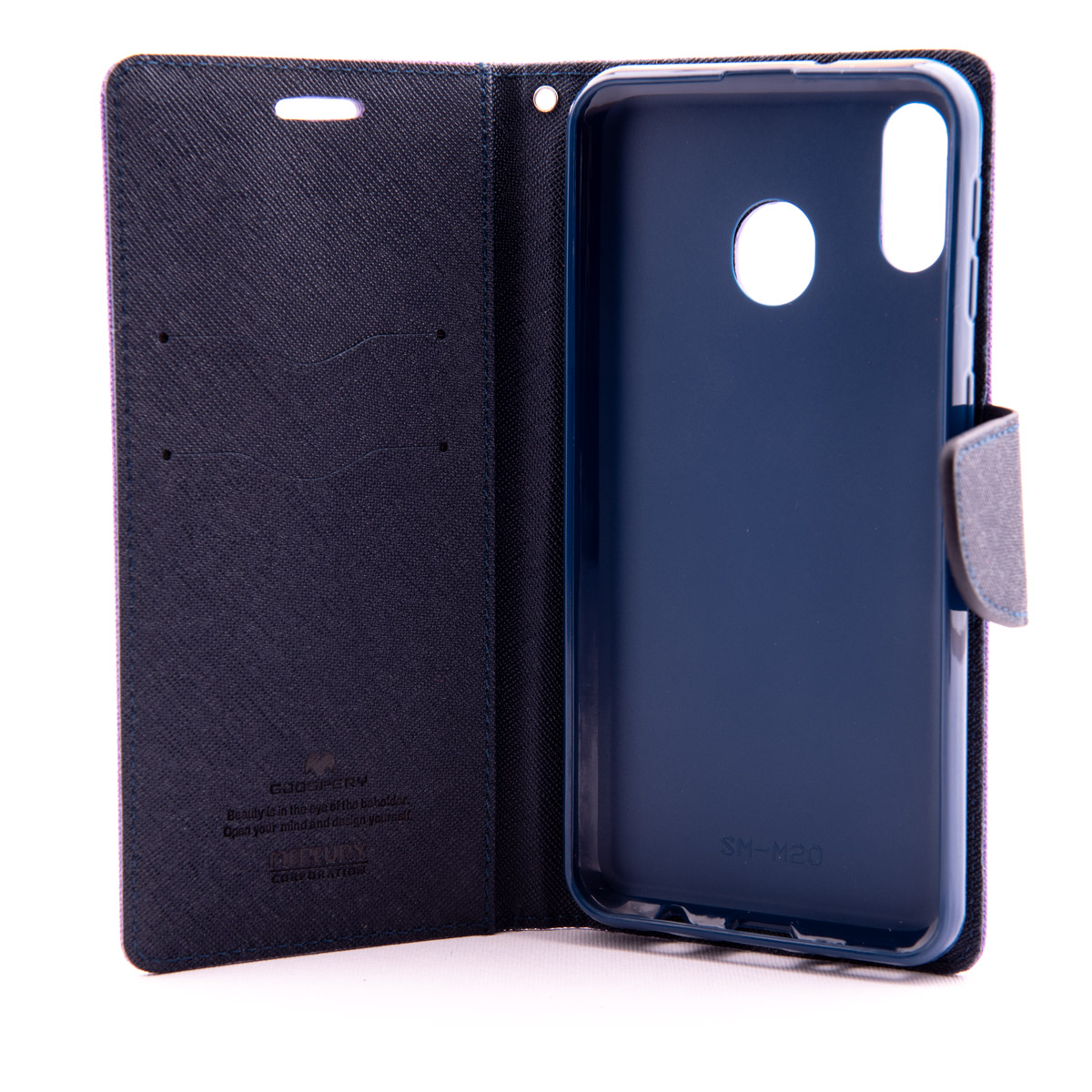 Mercury flip case for sm-m205f (galaxy m20) ljubicasta