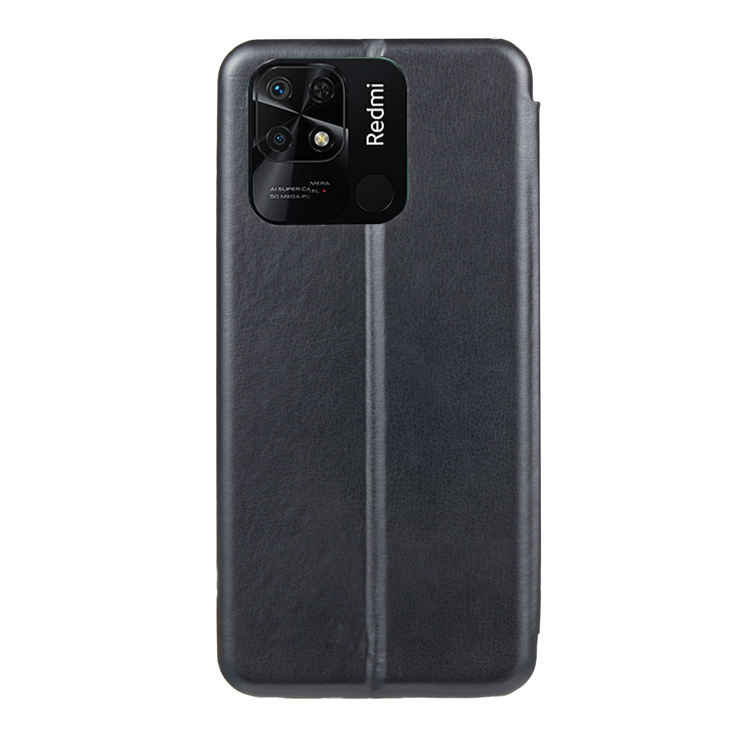 Flip leather za redmi 10c (crna)