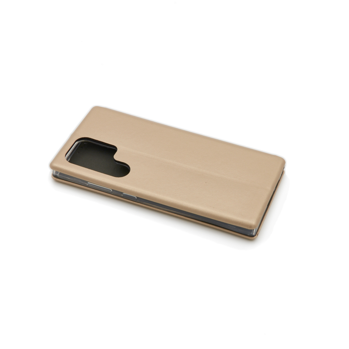 Flip leather for sm-s918 (galaxy s23 ultra) zlatna