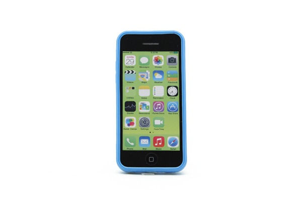 Tpu dots iphone 5c (plava)