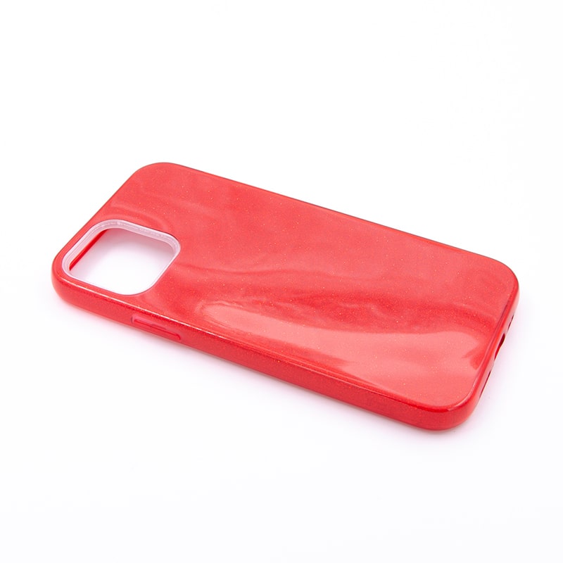 Tpu sparkly shine for iphone 12/12 pro (6.1") red