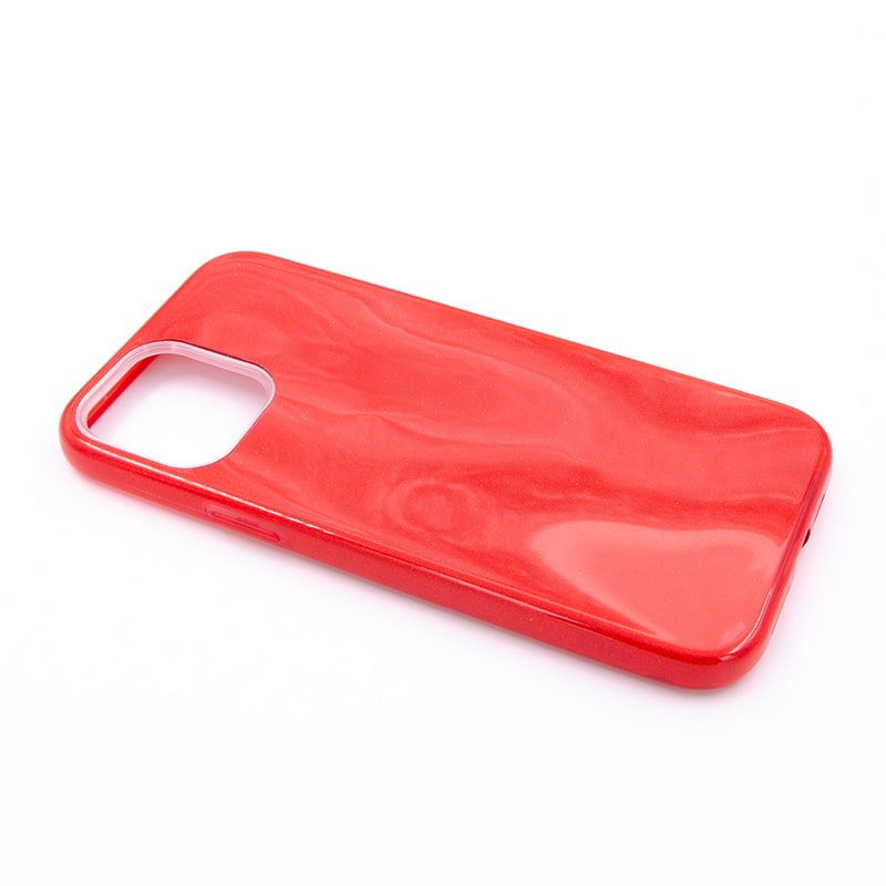 Tpu sparkly shine for iphone 12 pro max (6.7") red